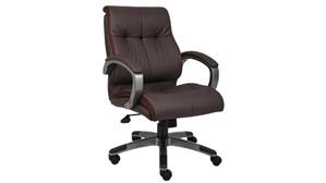 Office Chairs WFB Designs Double Plush Mid Back Executive Chair