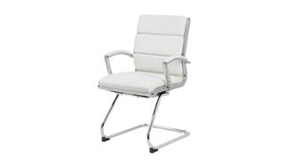 Accent Chairs WFB Designs Executive CaressoftPlus™ Guest Chair with Metal Chrome Finish