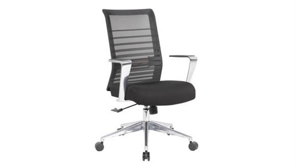 Mesh Back Task Chair with Aluminum Arms & Base