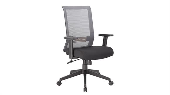 Horizontal Mesh Back Fabric Seat Task Chair
