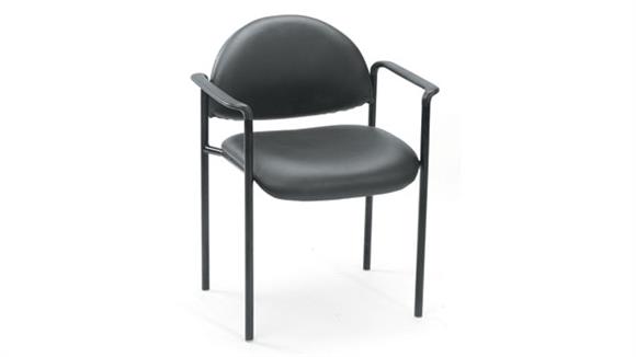 Black Caressoft Stack Chair