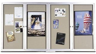 Bulletin & Display Boards Best Rite 4ft x 10ft Deluxe Bulletin Board Cabinet
