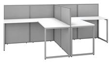 Workstations & Cubicles Bush Furniture 60" W 2 Person L-Desk Open Office with 45"H Panels
