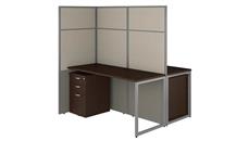 Workstations & Cubicles Bush Furniture 60in W 2 Person Cubicle Desk with File Cabinets and 66in H Panels