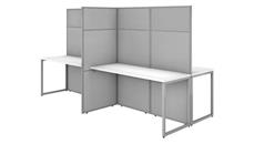 Workstations & Cubicles Bush Furniture 60in W 4 Person Cubicle Desk Workstation with 66in H Panels