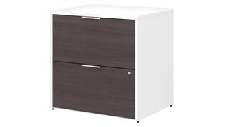 File Cabinets Lateral Bush Furniture 2 Drawer Lateral File Cabinet - Assembled