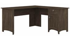 L Shaped Desks Bush Furniture 60in W L-Shaped Desk with Storage
