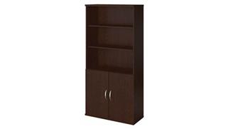 Bookcases Bush Furniture 36" W 5 Shelf Bookcase with Doors
