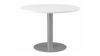 Conference Tables Bush Furnishings 42" W Round Conference Table with Metal Disc Base