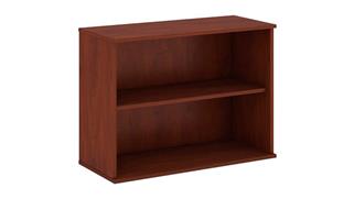 Bookcases Bush Furnishings 30in H Two Shelf Bookcase