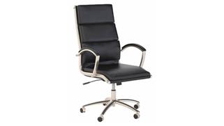 Office Chairs Bush Furnishings High Back Leather Executive Office Chair