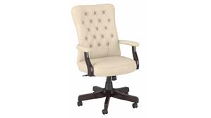 Office Chairs Bush Furnishings High Back Tufted Office Chair with Arms