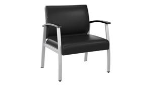 Side & Guest Chairs Bush Furnishings Bariatric Waiting Room Guest Chair with Arms