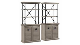 Bookcases Bush Furnishings Bookcase with Doors (Set of Two)