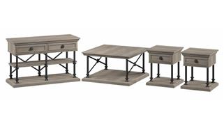 Coffee Tables Bush Furnishings Square Coffee Table, Console Table, and Two End Tables