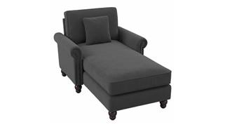 Chaise Lounge Bush Furnishings Chaise Lounge with Arms