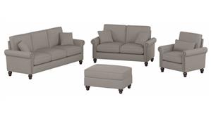 Sofas Bush Furnishings 85in W Sofa, Loveseat, Accent Chair and Ottoman