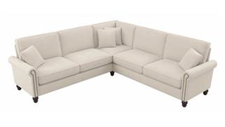 Sectional Sofas Bush Furnishings 99in W L-Shaped Sectional Couch