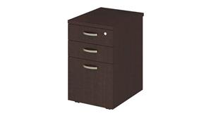 Mobile File Cabinets Bush Furnishings 16in W 3 Drawer Mobile File Cabinet