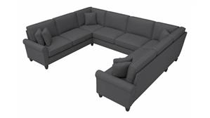 Sectional Sofas Bush Furnishings 125in W U-Shaped Sectional Couch