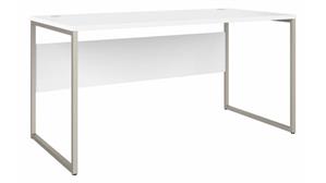 Computer Desks Bush Furnishings 60in W x 30in D Computer Table Desk with Metal Legs
