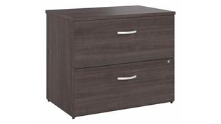 File Cabinets Lateral Bush Furnishings 2 Drawer Lateral File Cabinet - Assembled