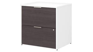 File Cabinets Lateral Bush Furnishings 2 Drawer Lateral File Cabinet - Assembled