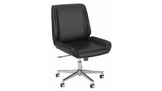 Office Chairs Bush Furnishings Wingback Leather Office Chair