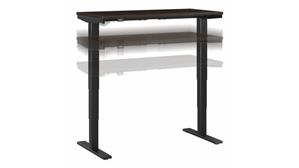 Adjustable Height Desks & Tables Bush Furnishings 48in W x 24in D Electric Height Adjustable Standing Desk