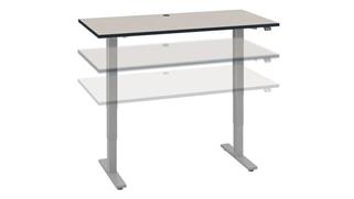 Adjustable Height Desks & Tables Bush Furnishings 60" W x 30" D Electric Height Adjustable Standing Desk