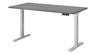 Adjustable Height Desks & Tables Bush Furnishings 60in W x 30in D Height Adjustable Standing Desk