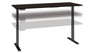 Adjustable Height Desks & Tables Bush Furnishings 6ft W x 30in D Electric Height Adjustable Standing Desk