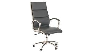 Office Chairs Bush Furnishings High Back Leather Executive Chair