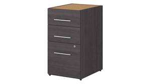 File Cabinets Vertical Bush Furnishings 16in W 3 Drawer File Cabinet - Assembled