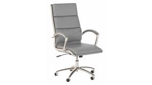 Office Chairs Bush Furnishings High Back Leather Executive Desk Chair