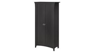 Storage Cabinets Bush Furnishings 63in H Storage Cabinet with Doors