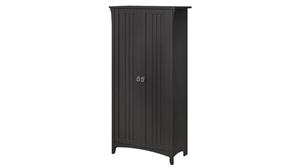 Storage Cabinets Bush Furnishings Tall Storage Cabinet with Doors