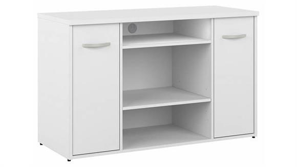 Storage Cabinets Bush Furnishings 48" W Storage Cabinet with Doors and Shelves