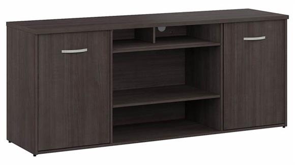 Storage Cabinets Bush Furnishings 72" W Storage Cabinet with Doors and Shelves