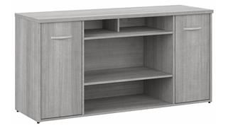 Storage Cabinets Bush Furnishings 60in W Storage Cabinet with Doors and Shelves