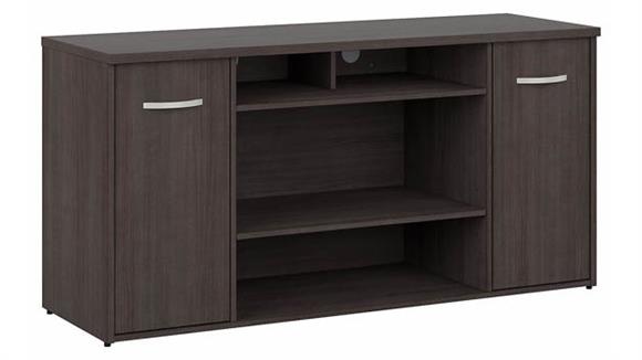 Storage Cabinets Bush Furnishings 60" W Storage Cabinet with Doors and Shelves