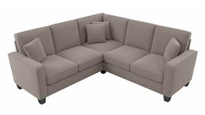 Sectional Sofas Bush Furnishings 87in W L-Shaped Sectional Couch