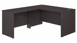 L Shaped Desks Bush Furnishings 60in W x 30in D L-Shaped Desk with 42in W Return