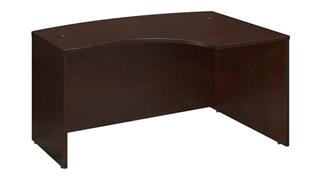 Executive Desks Bush Furnishings 60in W x 43in D Right Hand L-Bow Desk Shell
