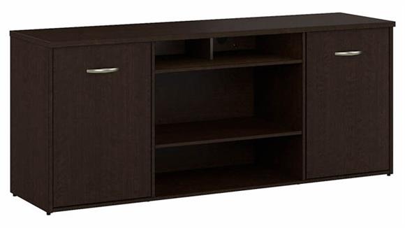 Storage Cabinets Bush Furnishings 72" W Storage Cabinet with Doors and Shelves