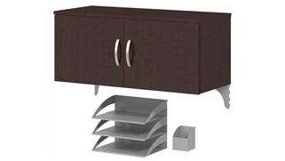 Storage Cabinets Bush Furnishings Storage Cabinet with Accessories