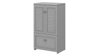 Storage Cabinets Bush Furnishings 2 Door Storage Cabinet with File Drawer