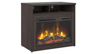Electric Fireplaces Bush 32in W Electric Fireplace with Shelf