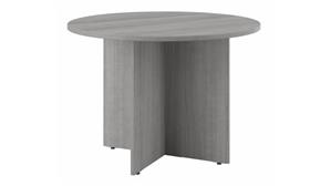 Conference Tables Bush 42" W Round Conference Table with Wood Base