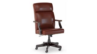 Office Chairs Bush State High Back Leather Executive Office Chair